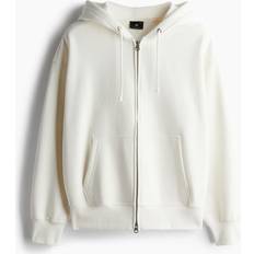 H&M Jackets H&M Oversized Fit Hooded Jacket White