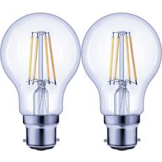 Argos Home 5.9W Filament LED BC Light Bulb 2 Pack