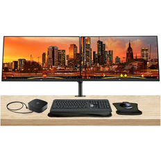 HP Z Display Z32k G3 32 inch 4K 3840 x 2160 LED-Backlit LCD IPS Monitor 2-Pack Bundle with HDMI USB Hub DisplayPort USB-C Stand