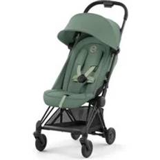 Pushchairs Cybex Coya Compact Stroller - Matt Black/Leaf Green