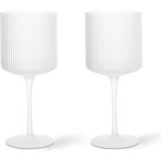 Apto para Lavavajillas Gafas Ferm Living Ripple Copa de Vino Tinto 30cl 2pcs