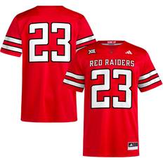 Mens raiders Adidas Men's Texas Tech Red Raiders Red Premium Replica Football Jersey