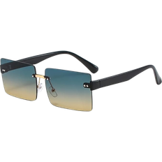 Retro Sunglasses Black/Green