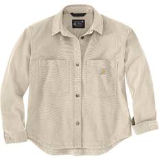 Carhartt Heavyweight Duck Overshirt - Oat Milk
