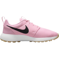 Laced - Women Golf Shoes Nike Roshe G Next Nature M - Medium Soft Pink/White/Gum Light Brown/Black