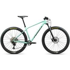 Heldämpad - Kolfiber - L - Shimano XT Mountainbikes Orbea ALMA M50 2022 - Ice Green Herrcykel