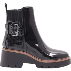 Polyurethane - Women Boots River Island Detail - Black Patent