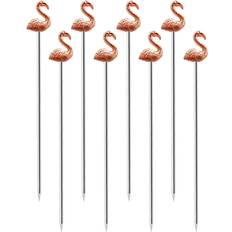 Oggi Flamingo Handle Skewer 8pcs