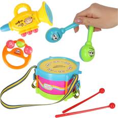 Plast Leketrommer Pricenet Musical Instruments for Children Drum Rattles Set