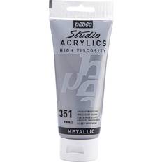 Studio Acrylic Paint Metallic Silver 100ml