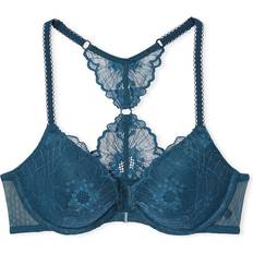 Victoria's Secret Sexy Tee Push-Up Front-Close Lace Bra - Midnight Sea