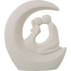 Alexandra House Living Decorative Moon White Prydnadsfigur 31cm