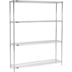 Nexel 4 Shelf Starter Chrome Shelving System 60x74"