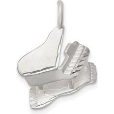 Silver - Unisex Charms & Pendants Precious Accents Piano Charm - Silver