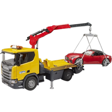 Bruder Scania Super 560R Tow Truck with Light & Sound Module and Bruder Roadster 03552