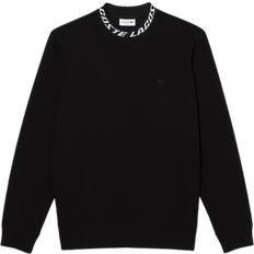 Lacoste L Sweaters Lacoste Men’s Logo Collar Sweatshirt - Black