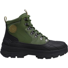 Men - Polyurethane Lace Boots Hunter Explorer Duck Boot - Flexing Green Black