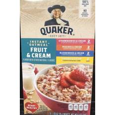 Cereal Quaker Oats Instant Oatmeal Fruit & Cream