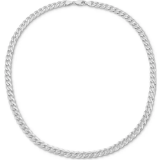 Silver - Unisex Necklaces Macy's Curb Link Chain Necklace - Silver