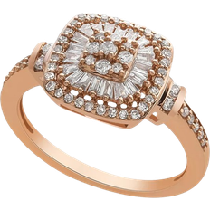 Macy's Rose Gold Rings Macy's Vintage Inspired Ring - Rose Gold/Diamonds