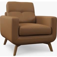 Furniture John Lewis Barbican Leather Light Leg Armchair