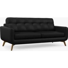 Furniture John Lewis Barbican Grand 4 Seater Leather Light Leg Sofa