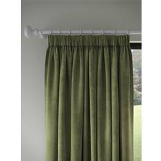 John Lewis Velvet Pair Lined Pencil Pleat Curtains