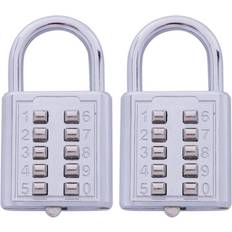 Security Tlily Anti-Theft Button Combination Padlock 2X