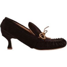 Femme - Marron Mocassins JW Anderson Kitten Heel Moccasins - Brown