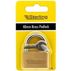 Security Sterling Economy Brass Padlock