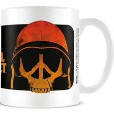 Ceramic Travel Mugs Full Metal Jacket Peace Skull Travel Mug 32.5cl