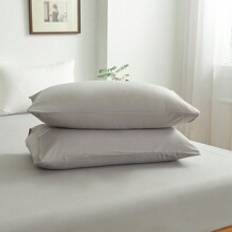 Shein Light Super Soft Plain Pillowcase 1 pc Hovedpudebetræk Grå (63x43cm)
