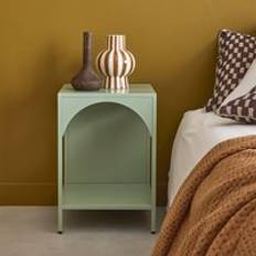 Metallo Comodini Metal - Green - One Size Bedside Table 35.1x35.1cm