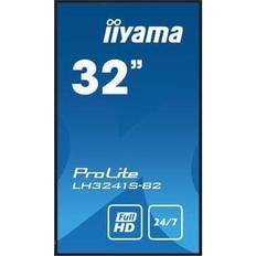 Iiyama 1920 x 1080 (Full HD) Bildschirme Iiyama ProLite LH3241S-B2 32" Full HD 24/7 IPS Display Schwarz