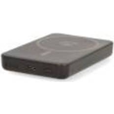 Powerbank 5000 mAh Wireless charging 1.67 2.22 3.0 A Powerbank Sort 5000 mAh