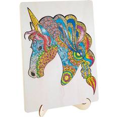 Puslespil Creative Craft Group Wooden Jigsaw Puzzle Unicorn 137pcs. Wood