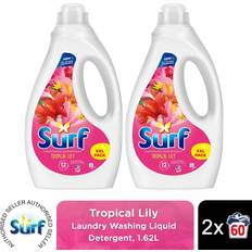 Surf Laundry Detergent Tropical Lily 1.62L, 2 or 3 pk