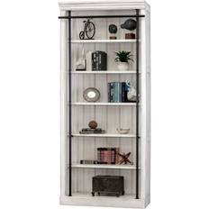 Lorna Rustic 8" Tall Wall With Ladder, 94" H X 120" W X 15" D Book Shelf