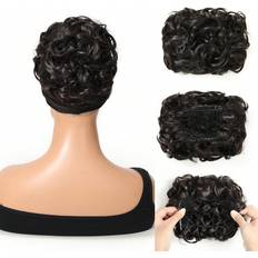 Shein Messy Bun Hair Piece Black Scrunchies For Women