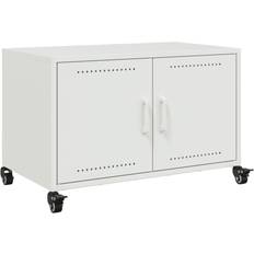 Staal TV-meubels vidaXL Tv-meubel 68 x 39 x 43,5 cm Staal Wit