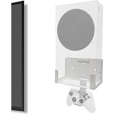 Controller & Console Stands Wall Mount For Xbox Series S Wall Near Or Behind TV Left/Right Wall Shelf Bracket Kit XSS