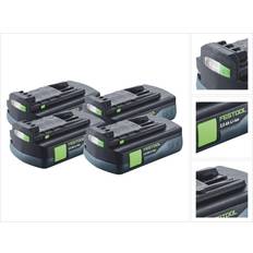 Festool akku set 4x bp 18 li 3,0 c akku 18 v 3 ah 3000 mah li-ion 4x 577658