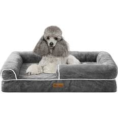 Balconera Dog Bed - Grey 18cm H x 71cm W x 58cm D