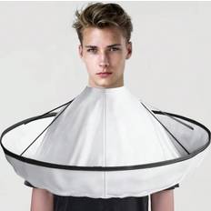 Shein Hair Cutting Cape DIY Hairdressing Cloak Umbrella Cloak Salon Barber Hairdressing Cloak White