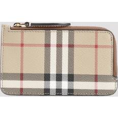 Arkiv Beige Lynlås Kortholder Uld - Beige