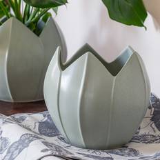 Pots, Plants & Cultivation Kew Flower Plant Pot Pistachio Green ∅23.9cm