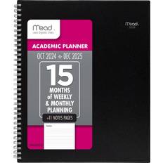 Mead Basic 2025 15-Month Weekly Monthly Planner