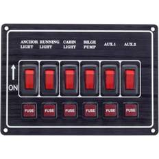 Plastimo Horizontal Switches Panel Red