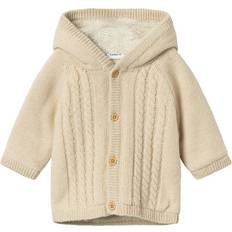 Wool Jackets Name It Osuit Knit Jacket - Summer Sand