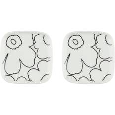 Marimekko Oiva Piirto Unikko Assiette à Dessert 2pcs 10cm